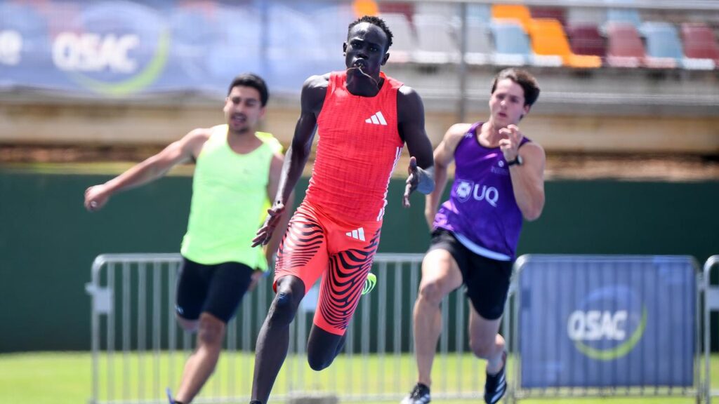 Gout Gout has again blown away the field in the 200m at the Queensland championships.