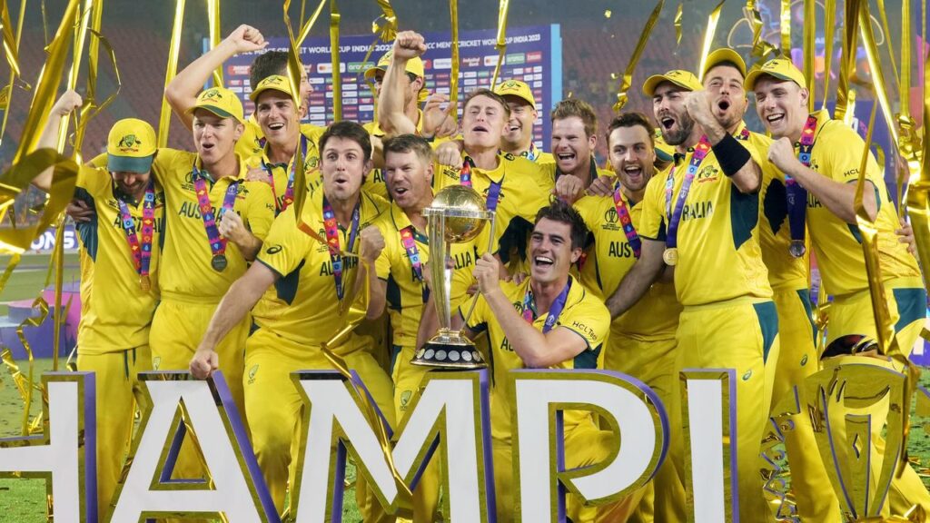 World champions Australia are set for a rematch with India in the Champions Trophy semi-finals.
