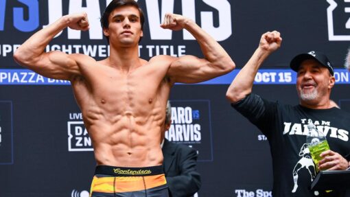 BOXING BROCK JARVIS WEIGH IN