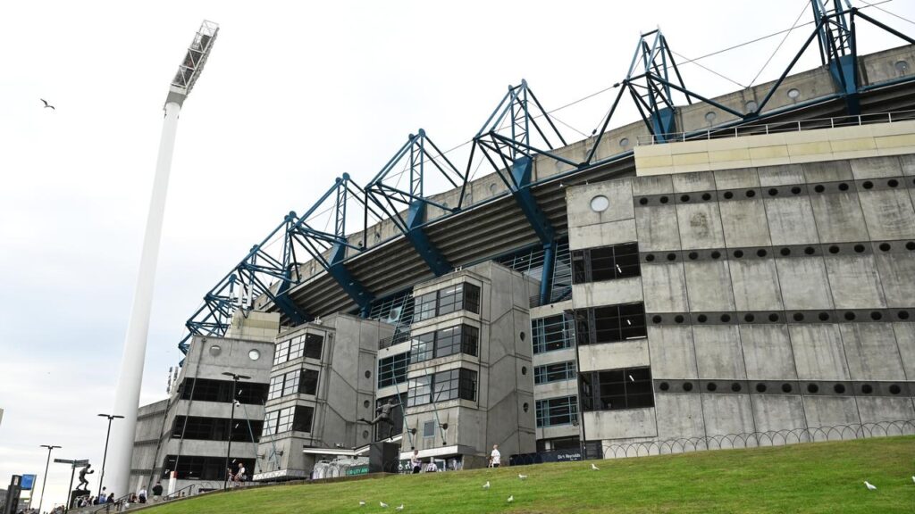 The men have been charged with weapons offences after a concerning incident at the MCG.
