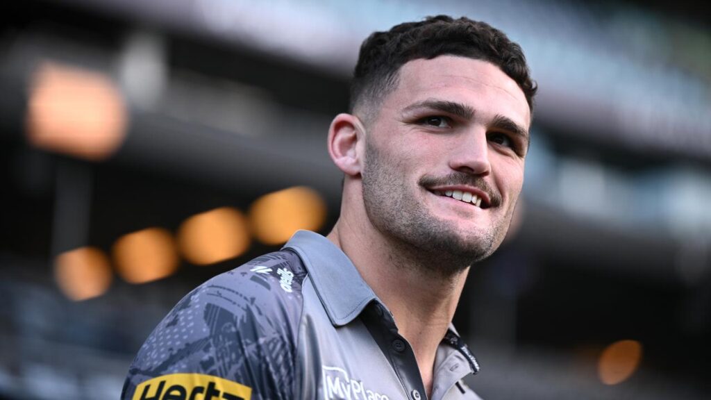 Penrith co-skipper Nathan Cleary sees a young Jarome Luai in new recruit Blaize Talagi.