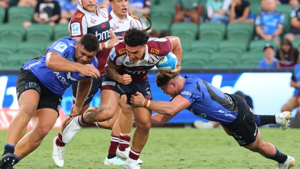 Dre Pakeho (c) has seized his opportunity since earning selection for the Queensland Reds,