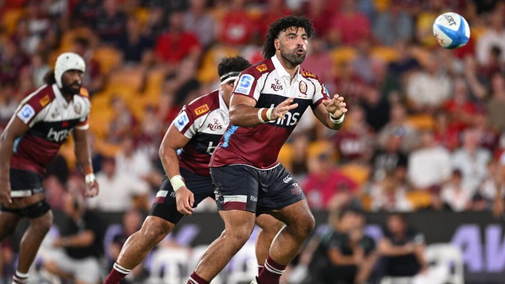 Prop Zane Nonggorr has helped the Reds reach the Super Rugby Pacific summit after six rounds.