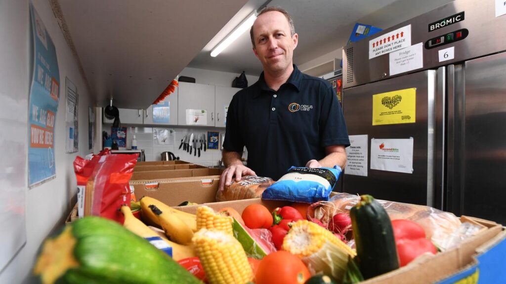 Josh Plumb from Brisbane’s Nexus Care says demand for food aid is steadily increasing.