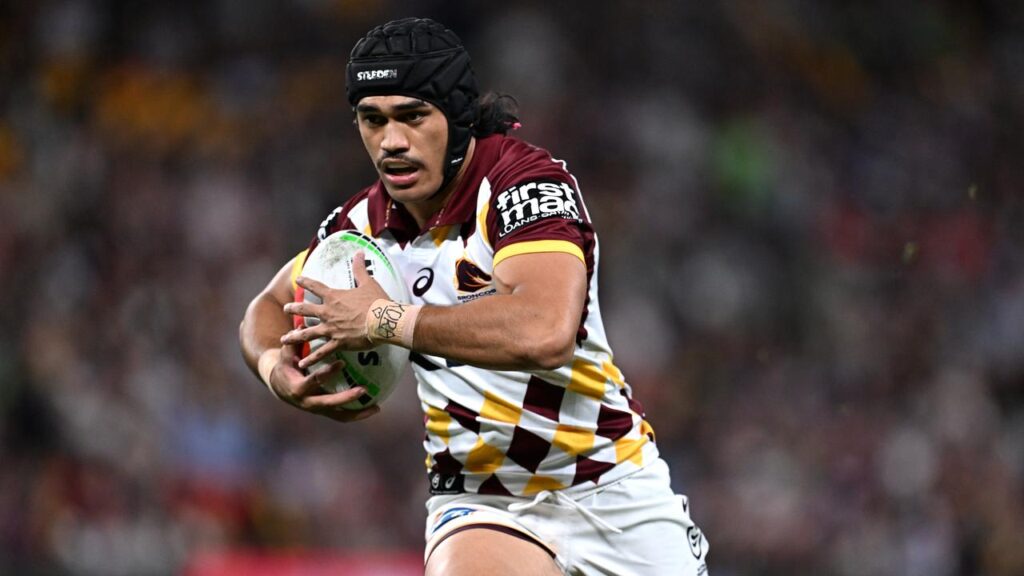 Brisbane’s Brendan Piakura will play his first starting game of the season against Wests Tigers
