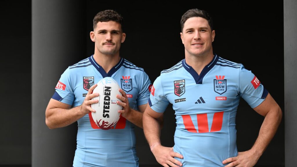 Nathan Cleary (l) and Mitchell Moses (r) answered a big question in Origin 1 in Brisbane.