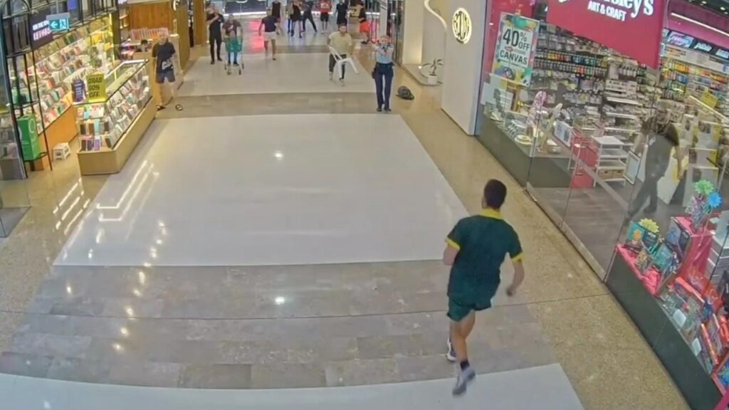 A security control room operator was taking a break when Joel Cauchi launched his deady spree.