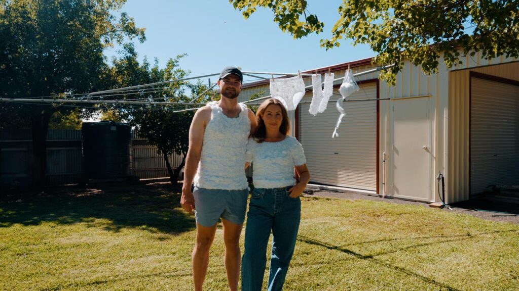 The campaign highlights the absurdity of people in cotton country scrambling to buy socks and jocks.