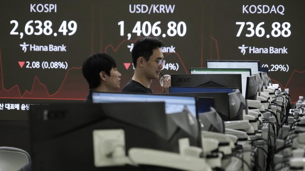 MSCI’s broadest index of Asia-Pacific shares outside Japan was down 0.15 per cent on Thursday.