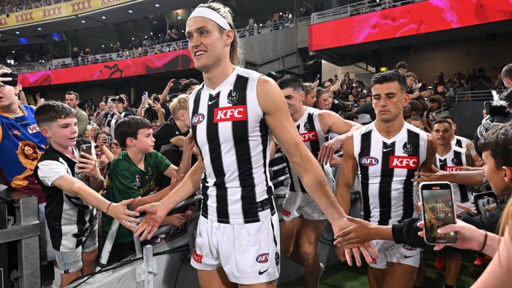 Captain Darcy Moore will return to lead out Collingwood on Friday night against Hawthorn.