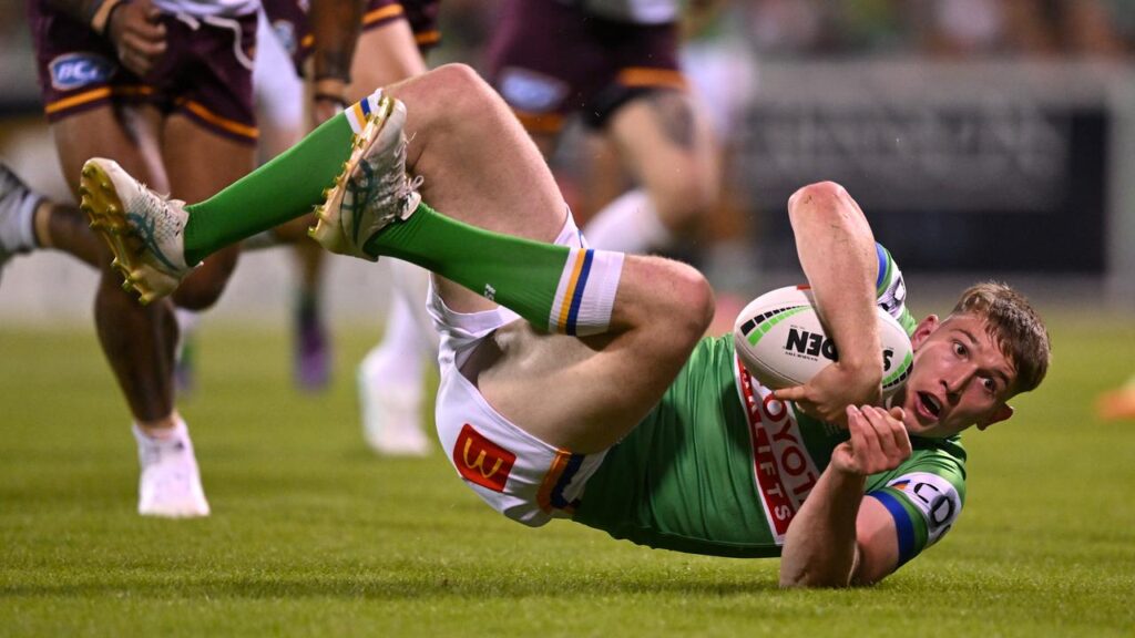 Matty Nicholson will miss a big chunk of Canberra’s season after surgery on a lower leg injury.