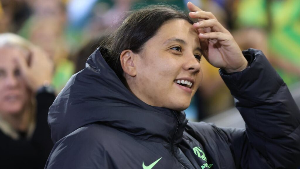 Sam Kerr continues her knee rehabilitation and doesn’t make a Matildas squad to take on Argentina.