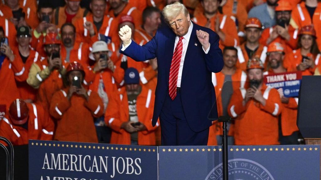 US President Donald Trump’s new tariffs on steel will come into effect next week.