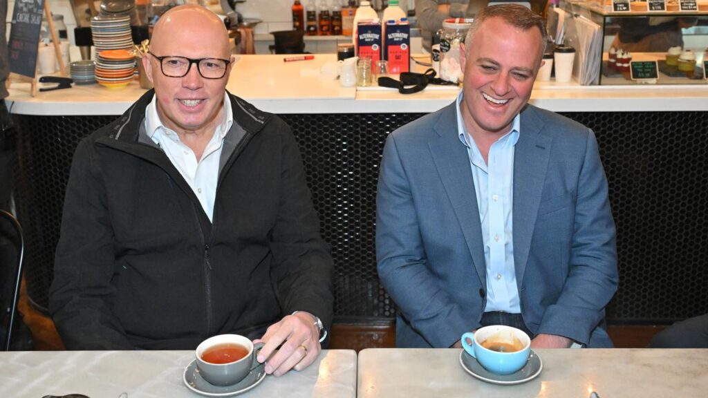 Peter Dutton will likely vote in his own electorate in Brisbane but started his day in Melbourne.