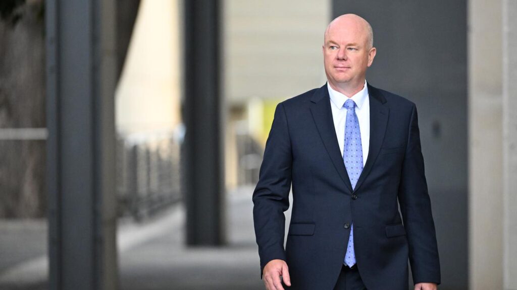 Simon Patterson returns to the stand after revealing details of his marriage to Erin Patterson.