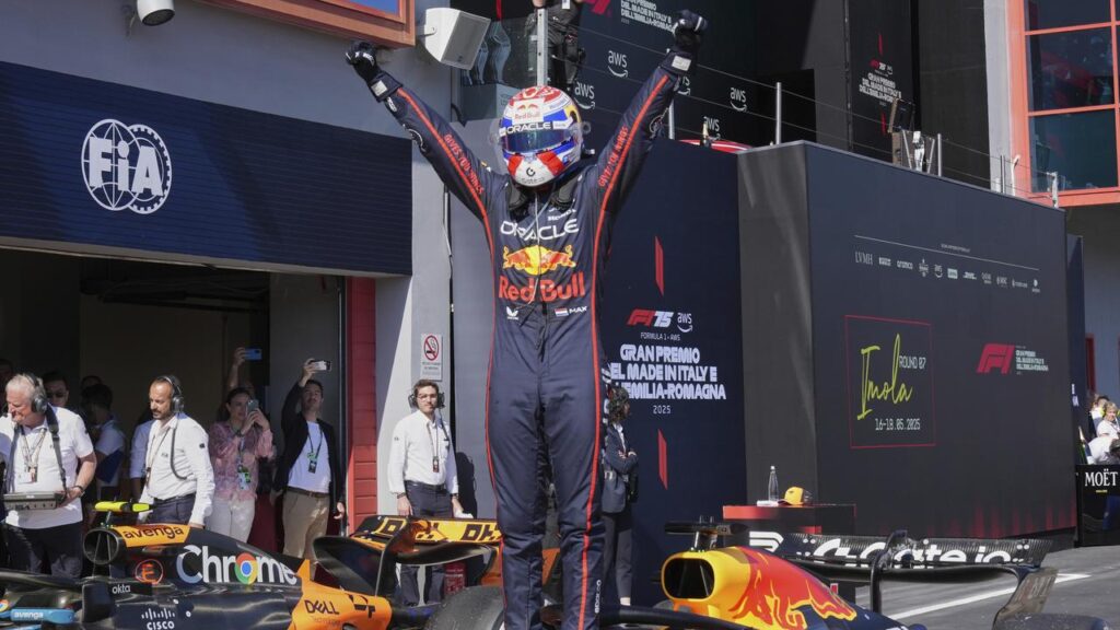 Red Bull’s Max Verstappen was back on top at Imola after his Emilia-Romagna Grand Prix win.