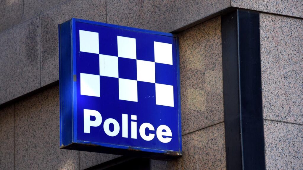 Police are holding a man they say fired shots into a property with a high-powered rifle.