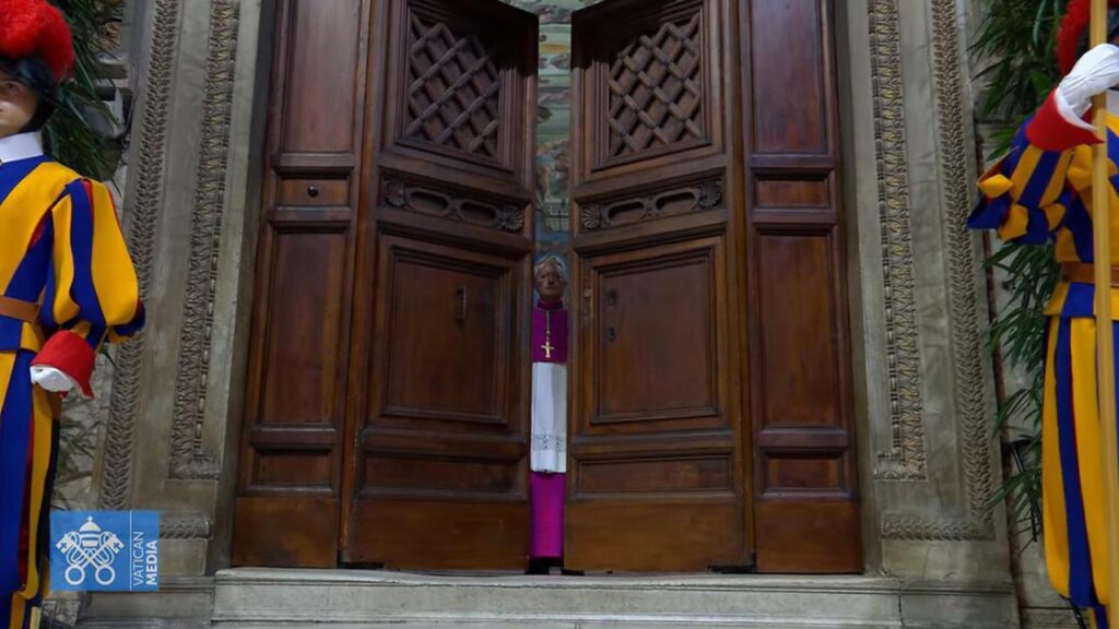A secret conclave to decide the next pope has begun in the Sistine Chapel at the Vatican.