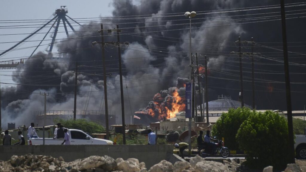 Port Sudan has been rocked by more explosions after drone strikes by the paramilitary RSF.