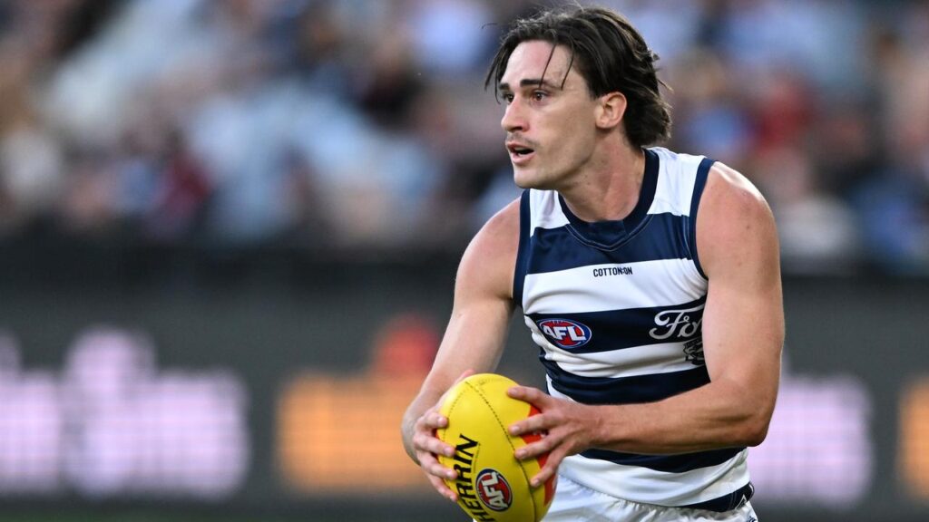 Gryan Miers returns to the Geelong side after recovering from concussion.