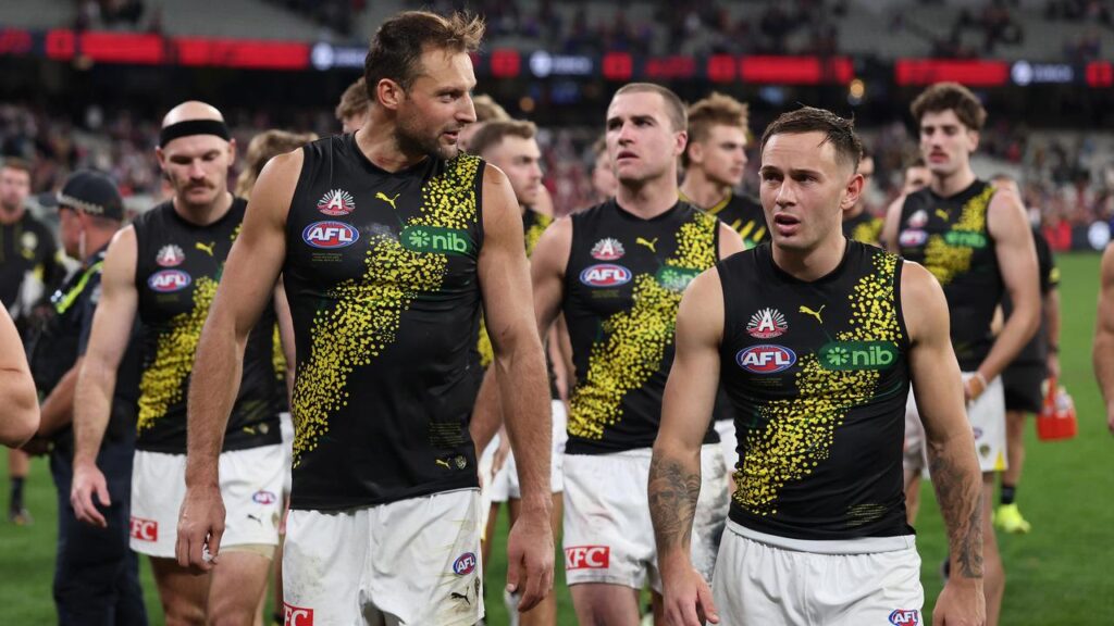 Captain Toby Nankervis (L) says experience doesn’t matter when it comes to expectations at Richmond.