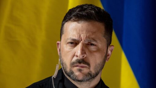 Ukraine’s President Zelensky visits Prague