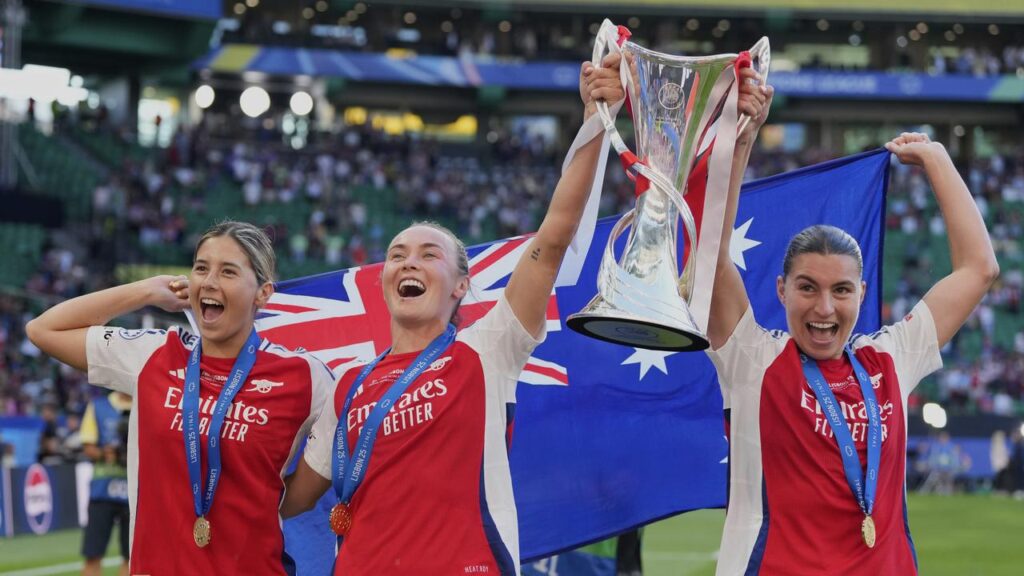 The Matildas should benefit from Arsenal’s Aussie trio returning home as Champions League winners.
