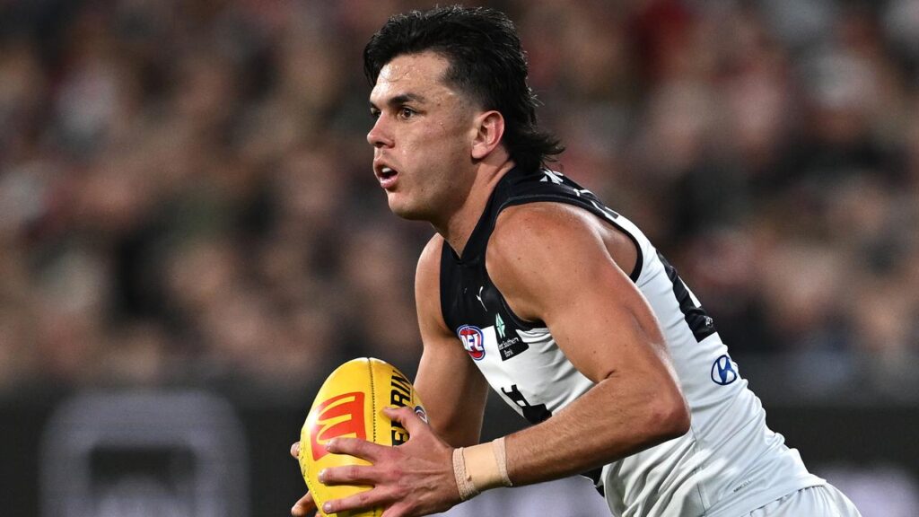Carlton’s Elijah Hollands will miss Saturday’s clash with GWS.