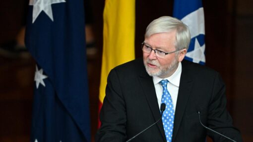 KEVIN RUDD PORTRAIT UNVEILING
