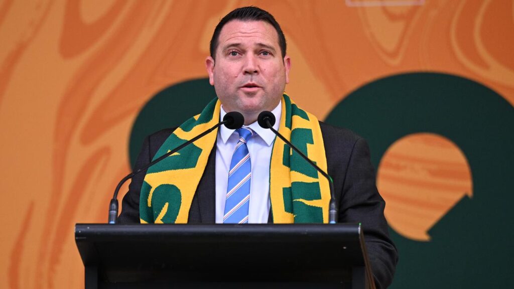 Football Australia boss James Johnson has told staff he is quitting.