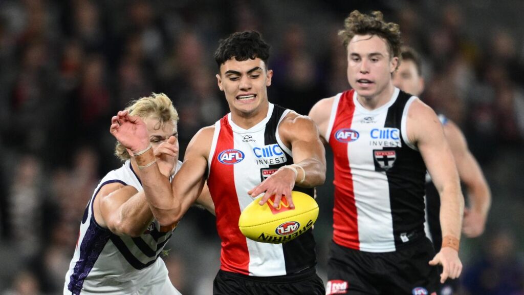Hugo Garcia shone in St Kilda’s big Friday night win over Fremantle.