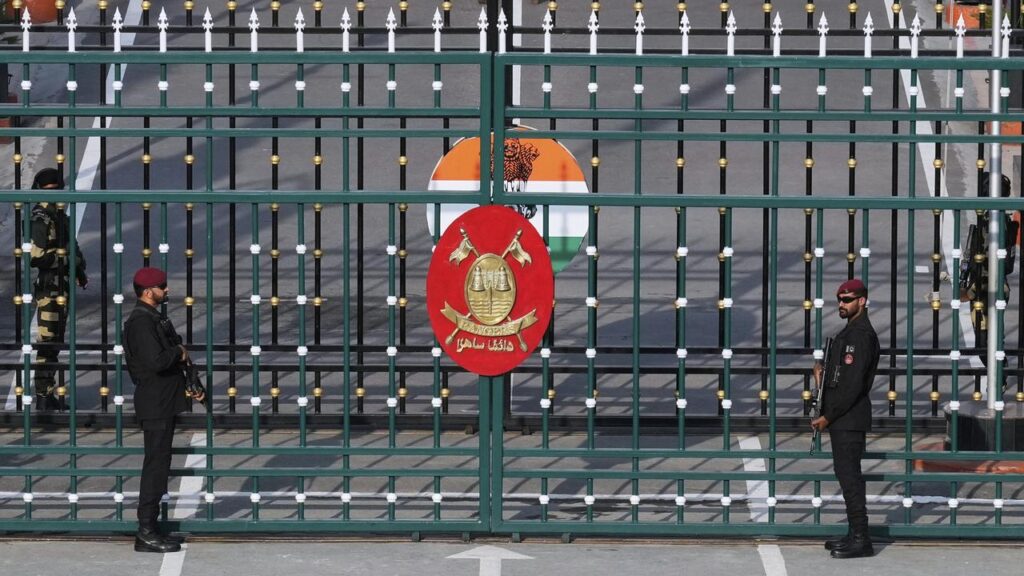 Tensions between India and Pakistan rose after an attack on Hindu tourists in Indian Kashmir.