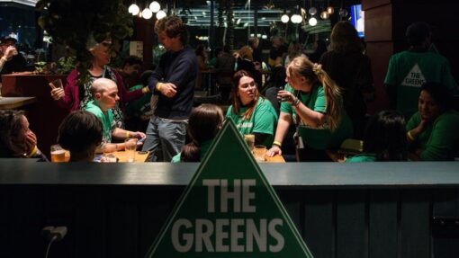 ELECTION25 GREENS RECEPTION