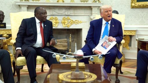 Donald Trump,Cyril Ramaphosa