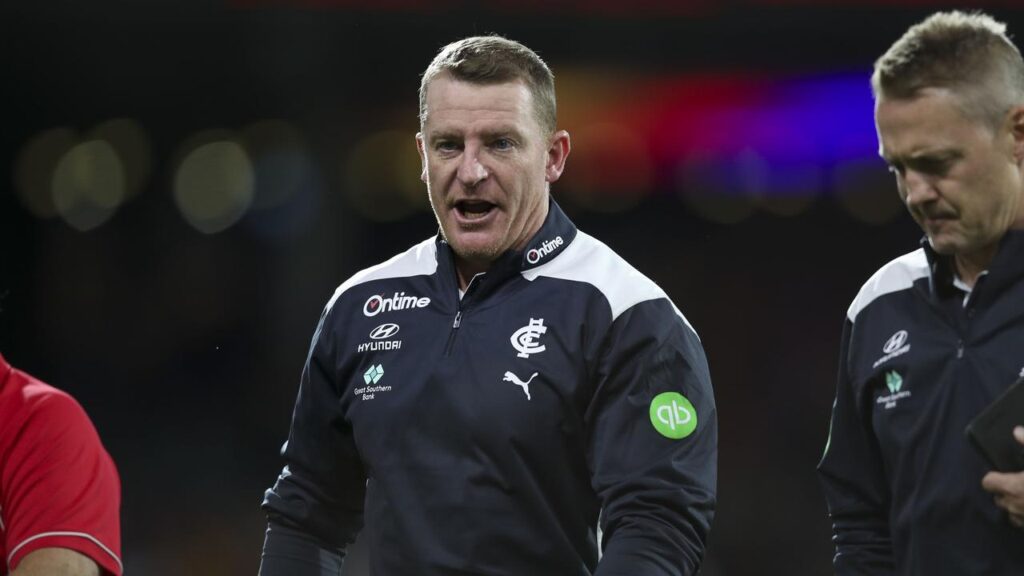 Carlton coach Michael Voss says “genuine hard arse” Robert Walls was a massive influence on him.