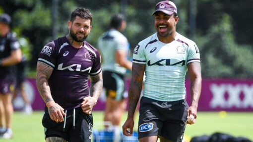 NRL BRONCOS TRAINING