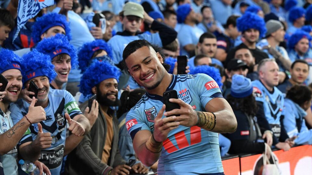 An extremely grateful Stephen Crichton had many to thank after his Origin I success.