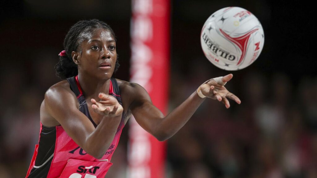 Latanya Wilson played an outstanding game in the Thunderbirds’ away win over the Mavericks.