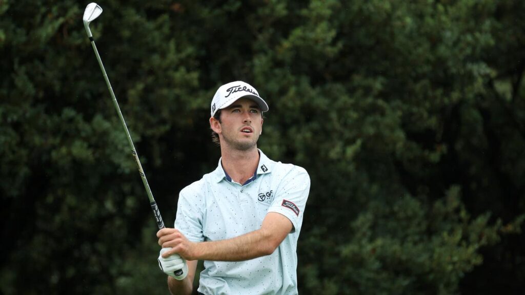 Elvis Smylie is preparing for his US PGA Championship debut at Quail Hollow this week.