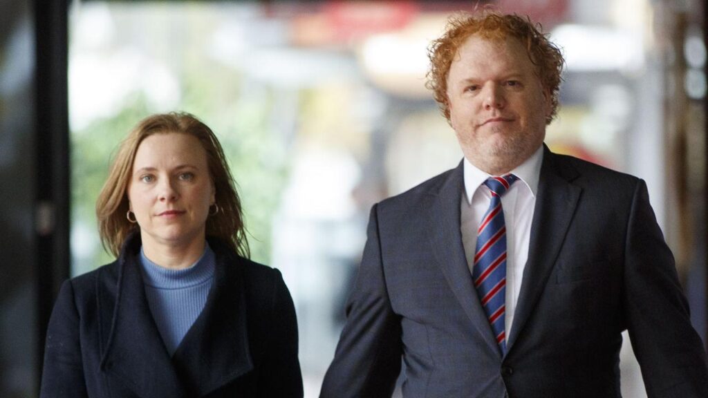 Richard Boyle, with wife Louise Beaston, is being hailed a hero for whisteblowing on the tax office.
