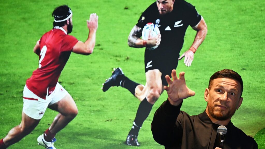 Sonny Bill Williams (pictured) wants Joe Schmidt to pick a flyhalf for the entire three-Test series.