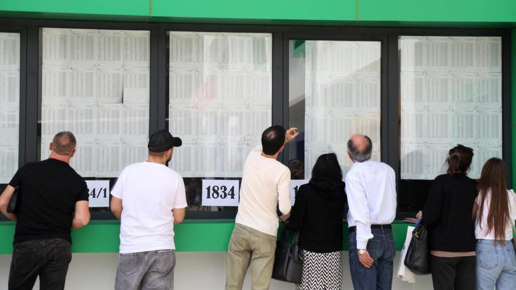 The preliminary turnout for the Albanian election was around 41.41 per cent.