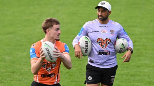 NRL TIGERS TRAINING