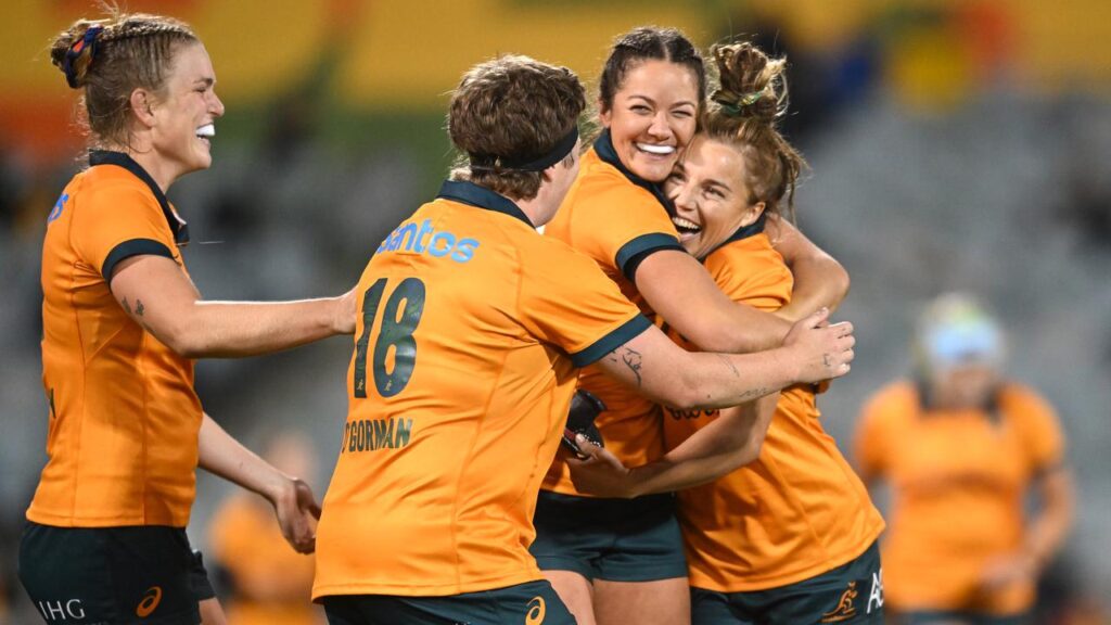 The Wallaroos have bounced back from a Pacific Four loss to NZ by beating the USA in Canberra.
