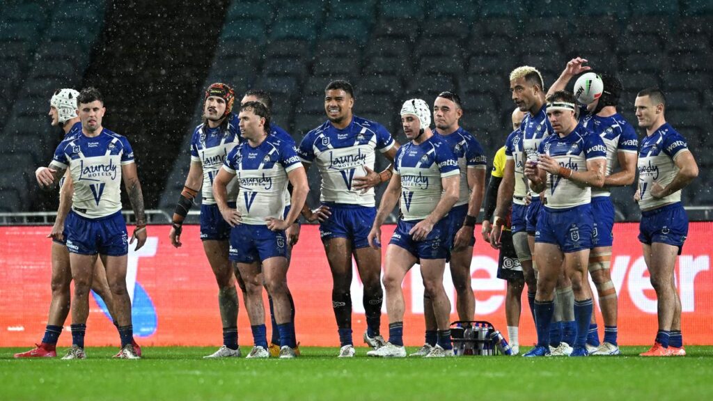 Unused to losing in 2025, the depleted Bulldogs were thumped by the Dolphins in the Sydney wet.