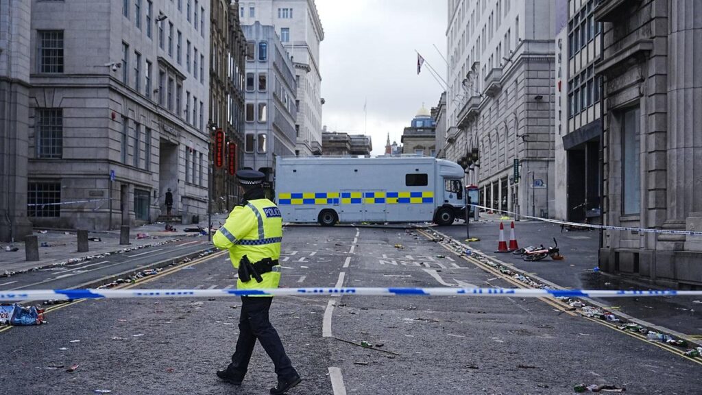 Eleven people remain in hospital after a car ploughed into a parade crowd in Liverpool.