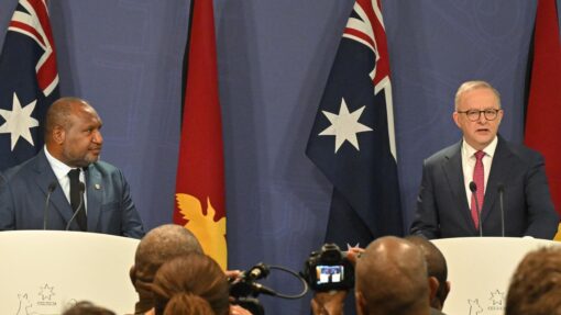 AUSTRALIA PNG LEADERS PRESSER