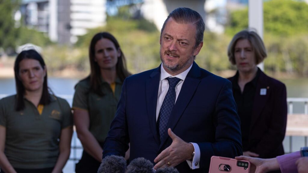 International Paralympic Committee President Andrew Parsons has made a short visit to Brisbane.