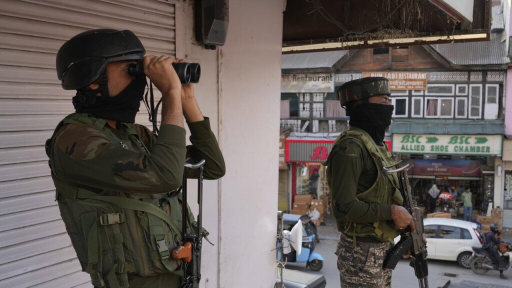 India’s army says it struck “terrorist infrastructure” sites in Pakistan after an attack in Kashmir.