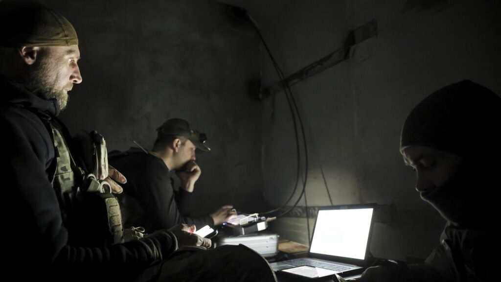 Russian officials have accused Ukrainian forces of sending hundreds of drones into its territory.